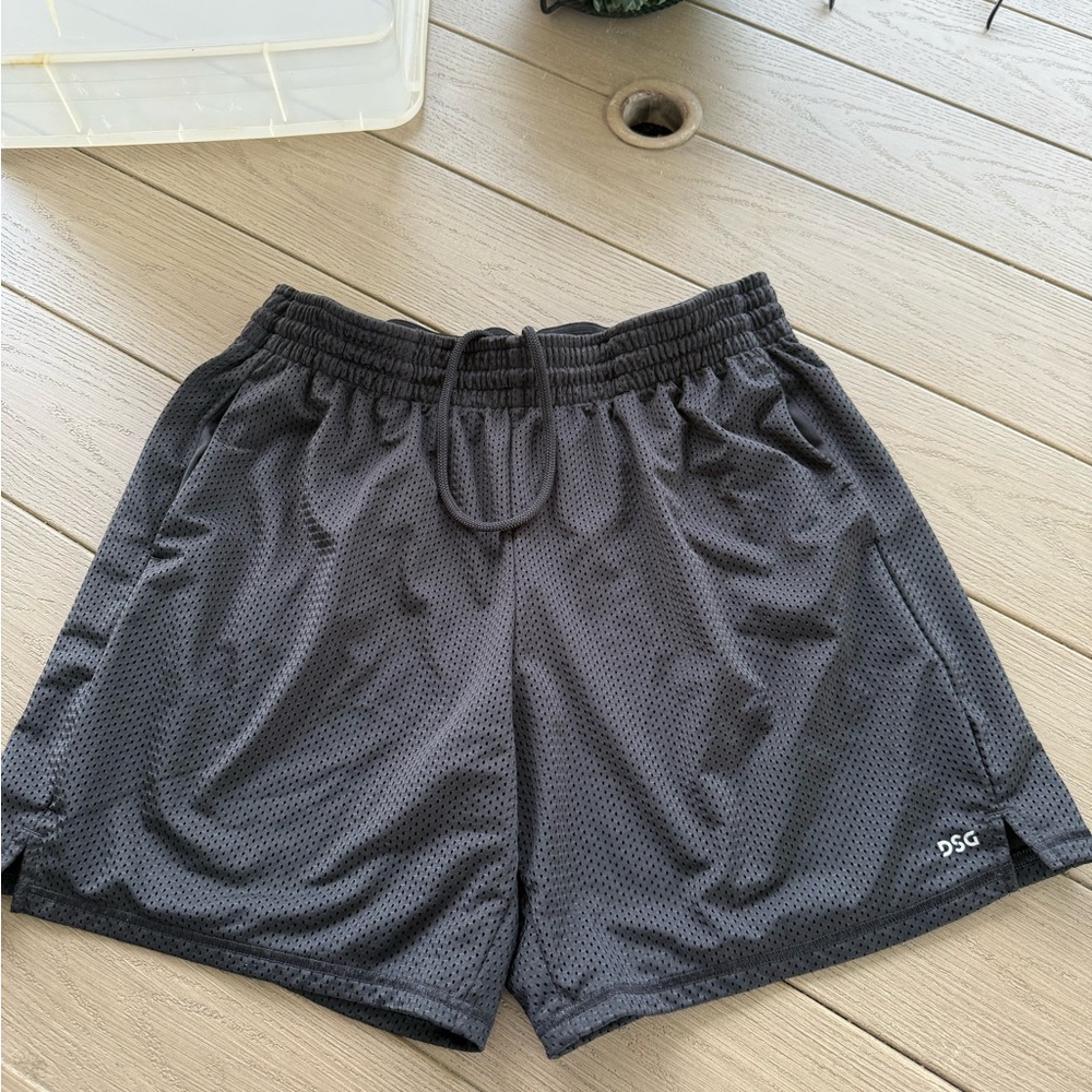 DSG Black Athletic Shorts Moisture-Wicking Performance